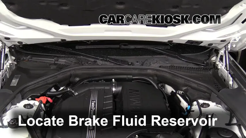 2011 BMW 535i 3.0L 6 Cyl. Turbo Brake Fluid Add Fluid